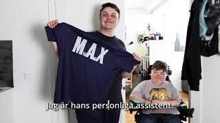 Jag heter Max och söker personlig assistent för att underlätta min vardag [upl. by Nedla58]