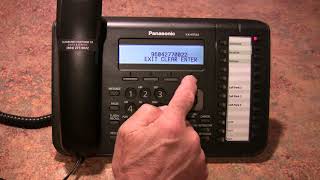 How to program a button on a Panasonic KXDT543 [upl. by Lepper]