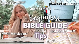 Beginners Guide to the Bible  What you need to know  Tips for Reading [upl. by Eceined]