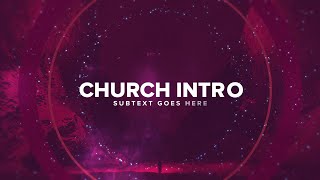 FREE After Effects Template  Church Intro [upl. by Goodden]