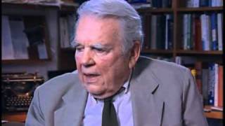 Andy Rooney discusses his quotAn Essay on Warquot  EMMYTVLEGENDSORG [upl. by Ayinat180]