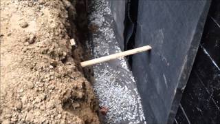 House foundation repair Part 5  Backfilling with crush and replacing the water main [upl. by Lain]