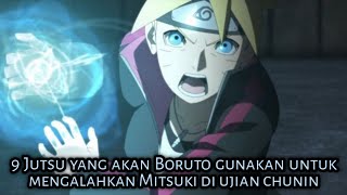 Boruto Episode 227 Sub Indo Full  9 Jutsu Boruto vs Mitsuki di Ujian Chunin [upl. by Ogilvie]