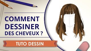 Comment dessiner des cheveux  Tuto Dessin [upl. by Gnohc]