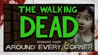 The Walking Dead Episode 4  Part 1  Around Every Corner Lets Play  Playthrough [upl. by Roshelle]