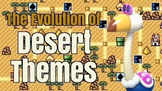 Every Super Mario Bros Desert Theme  Evolution of Mario Music [upl. by Novart]