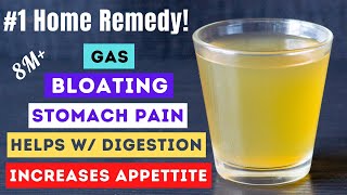 Natural Home Remedy for Belly Bloating Gas amp Stomach Pain  Reduces Gas  8M Babies [upl. by Nee]