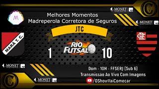 Melhores Momentos Madreperola Marã 1 x 10 Flamengo  Sub 6 FFSERJ [upl. by Madox]