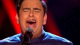 Vikesh Champaneri performs Hometown Glory  The Voice UK 2015 Blind Auditions 5  BBC One [upl. by Einafats]