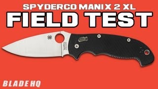 Spyderco Manix 2 XL Field Test [upl. by Atinit]