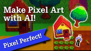 How to Make Pixel Perfect Art with AI Free and Easy  Stable Diffusion Tutorial 2022 [upl. by Alithea]