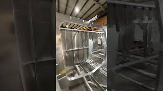 54 Aluminum Catamaran Hull Under Construction  ACI Boats [upl. by Akin]