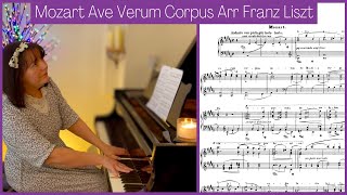 Mozart  LISZT  Ave Verum Corpus  Liszt’s most beautiful piano transcription [upl. by Neetsirhc]