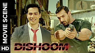 Teri Aukaat Tere Kaam Ke Beech Bar Bar Aa Jati Hai  Dishoom  Movie Scene [upl. by Aibos]