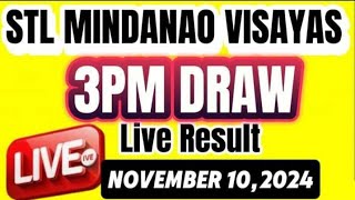 STL MINDANAO VISAYAS RESULTS 3PM DRAW TODAY NOVEMBER 102024 [upl. by Arvie]