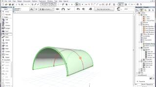 The ARCHICAD Shell Tool  Create extruded shells [upl. by Joh]