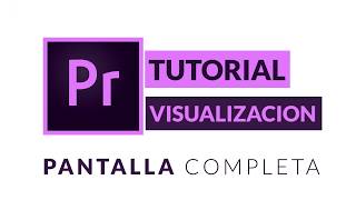 Pantalla completa de la previsualización del video en Premiere Pro 2019  Windows 10 [upl. by Moselle]