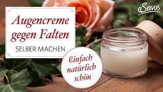 Augencreme gegen Falten selber machen [upl. by Ardnwahs524]