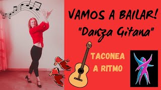 APRENDE A BAILAR “DANZA GITANA”Vamos a Bailar Fácil y DivertidoPaso a pasoBaile en líneaDjBerta [upl. by Hsina]