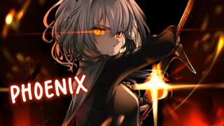 Nightcore  Phoenix \\ Lyrics [upl. by Rehotsirk]