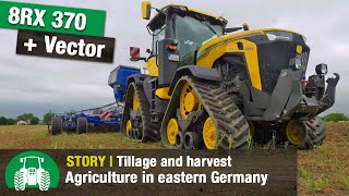 SaatGut Plaußig Farm – Part 2 Stotz Agricultural Contractors  John Deere 8RX  Köckerling Vector [upl. by Keryt73]