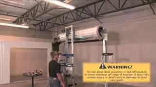 Clopay  400M Heavy Duty Roll Up Door Installation Instructions [upl. by Ayr]