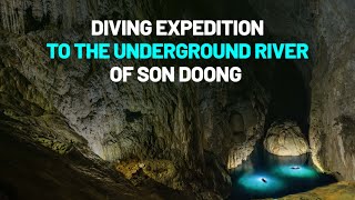 Diving expedition in underground river in Son Doong Cave [upl. by Picardi]