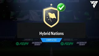 Hybrid Nations SBC Cheapest Solution  EAFC 24 [upl. by Deerc]