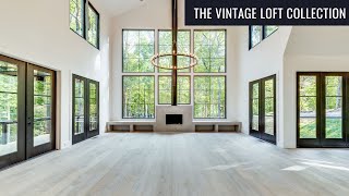 WIDE PLANK EUROPEAN WHITE OAK  Prefinished Engineered Hardwood Flooring  Vintage Loft Collection [upl. by Cran]