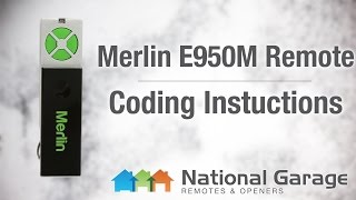 Coding Instructions  Merlin E950M Remote [upl. by Zantos502]