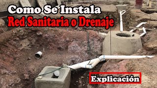 Drenaje De Una Casa Nueva amp Building a new house drain [upl. by Olodort]