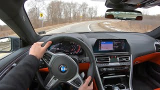 2020 BMW 840i Gran Coupe  POV Test Drive Binaural Audio [upl. by Kristianson]