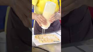 Roti Egg Mixed with Condensed Milk in Bangkok Thai street food [upl. by Pantia938]