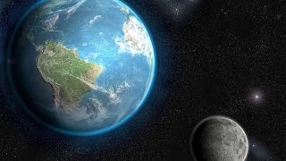 Rotazione Della Luna Attorno Alla Terra  Blender Animation [upl. by Oigolue]