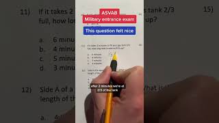 ASVAB AFQT Math Knowledge answers 11 [upl. by Pollak482]