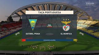 Estoril Praia vs SL Benfica 09112022 Taça de Portugal FIFA 23 [upl. by Dean]