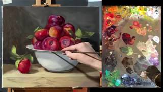 How to paint a realistic still life in oil  painting demo by Aleksey Vaynshteyn [upl. by Enyad]