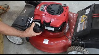 Mower Wont Start  Briggs amp Stratton Plastic Carburetor  EASY Diagnose Removal amp Repair FREE [upl. by Ai]