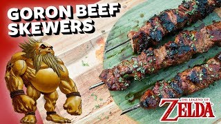 Zelda Recipe  Goron Beef Skewers [upl. by Royce680]