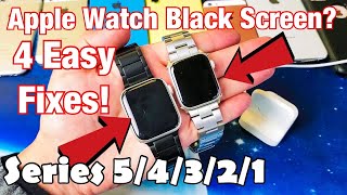 Apple Watch How to Fix Black Screen Display Wont Turn On 4 Easy Fixes [upl. by Inge]