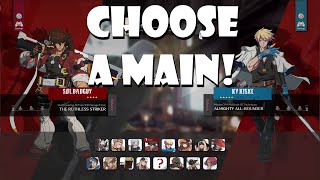 Guilty Gear Strive  How to choose your main character [upl. by Stace]