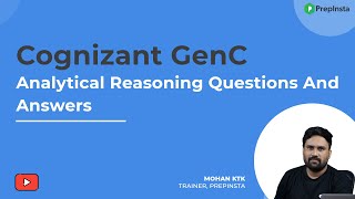 Cognizant GenC Analytical Reasoning Questions and Answers [upl. by Elesig194]