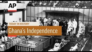 Ghanas Independence  1957  Today In History  6 Mar 18 [upl. by Eiramanin]