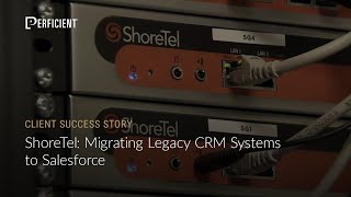 ShoreTel Migrating Legacy CRM Systems to Salesforce [upl. by Ddarb]