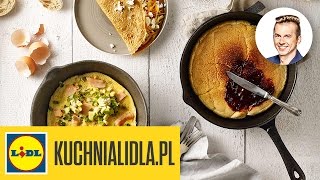 🍳 Omlet na trzy sposoby  Karol Okrasa  Przepisy Kuchni Lidla [upl. by Ahselak]