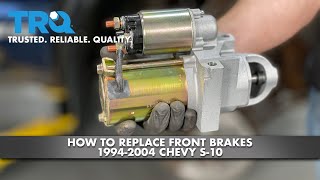 How to Replace Starter Chevy S10 19942004 [upl. by Ebocaj306]