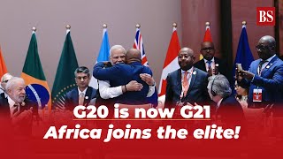 G20 is now G21 Africa joins the elite [upl. by Tsirc485]