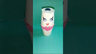 How to make bast from waste piggy bankeasy paper craft ideasartshortsytshorts [upl. by Leal]