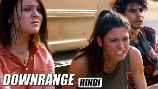 Downrange 2017 Movie Explained in Hindi  Thrilling Survival Story Unveiled [upl. by Anirdnaxela364]