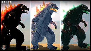 New Millennium Godzilla Best Skins Color  Kaiju Universe [upl. by Netfa]